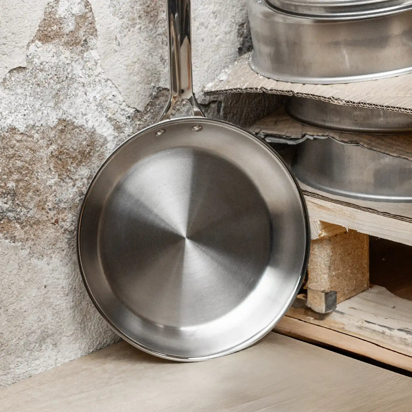 Stainless steel Frying pan - CRISTEL USA - Flyclothing LLC