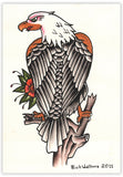 Black Market Art Company Standing Eagle Print
