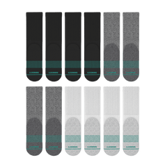 The Staple | Heel Hammock™ Crew Socks 12 Pack - Shinesty