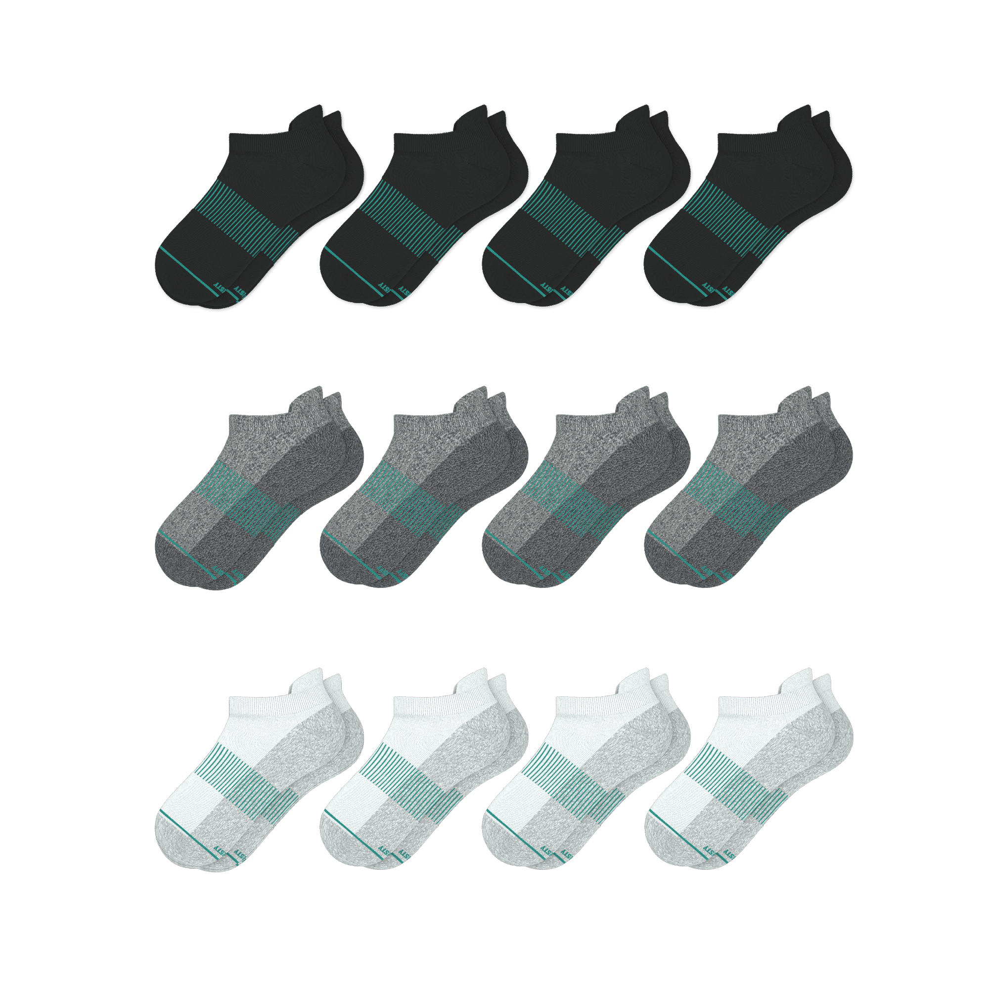 The Staple | Heel Hammock™ Ankle Socks 12 Pack - Shinesty