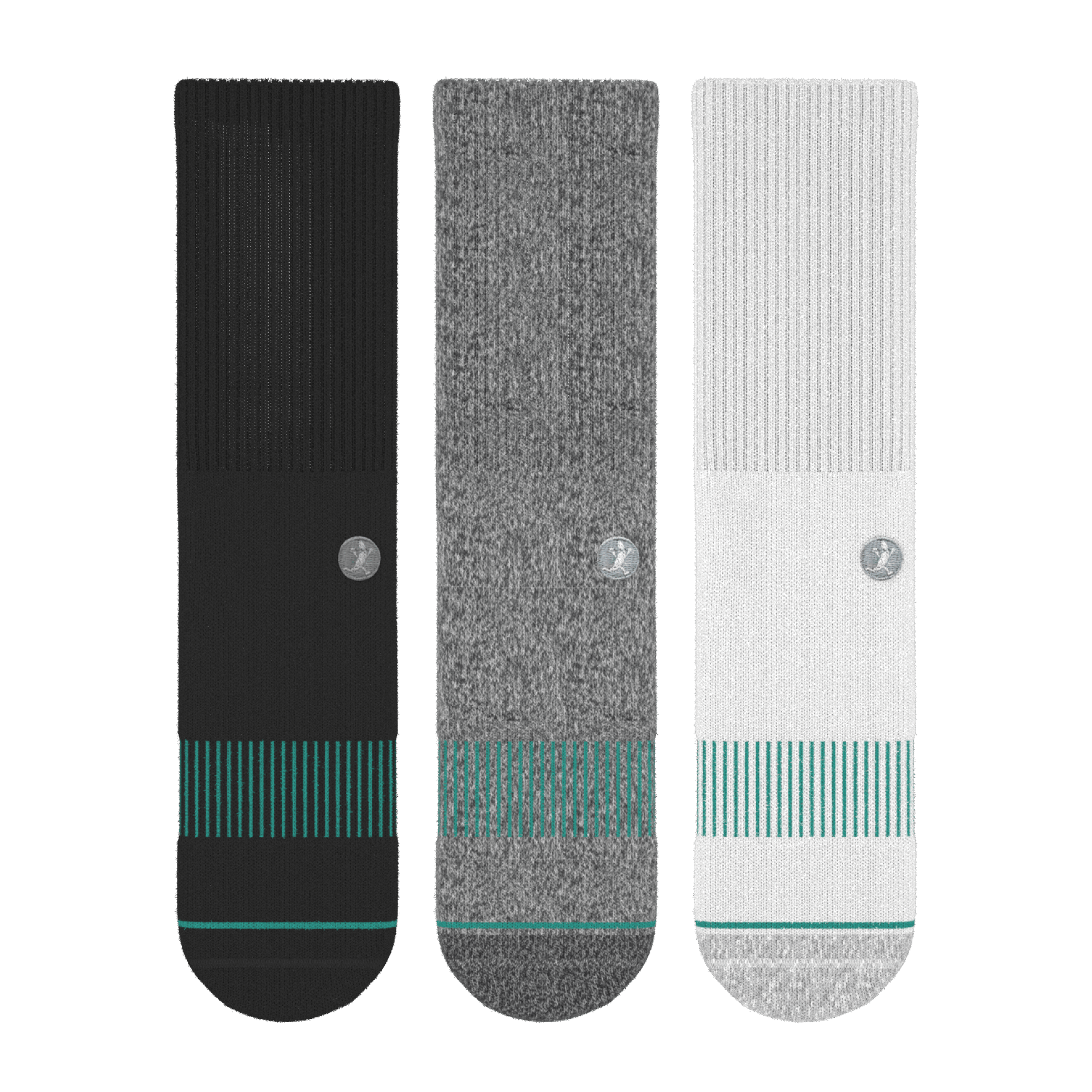 The Staple | Heel Hammock™ Crew Socks 3 Pack - Shinesty