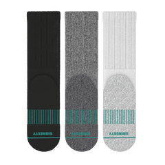 The Staple | Heel Hammock™ Crew Socks 3 Pack - Shinesty