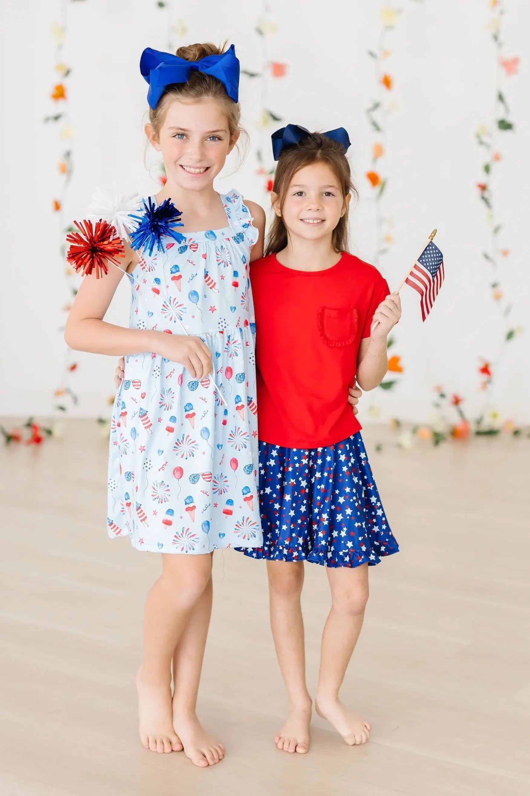 Star Bright Ruffle Twirl Skort - Mila & Rose ® - Flyclothing LLC