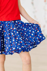 Star Bright Ruffle Twirl Skort - Mila & Rose ® - Flyclothing LLC