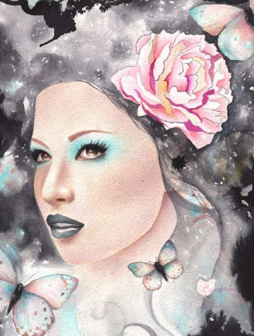 Black Market Art Company Stary Eyed Print