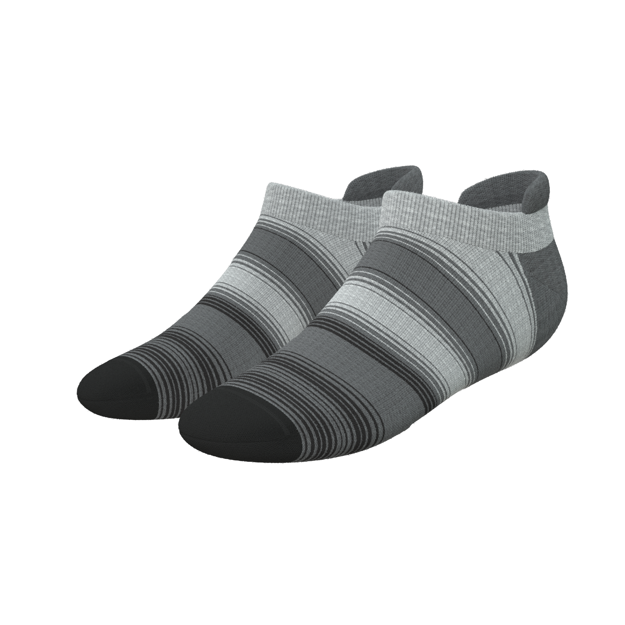 The Static Channel | Stripe Heel Hammock™ Ankle Socks