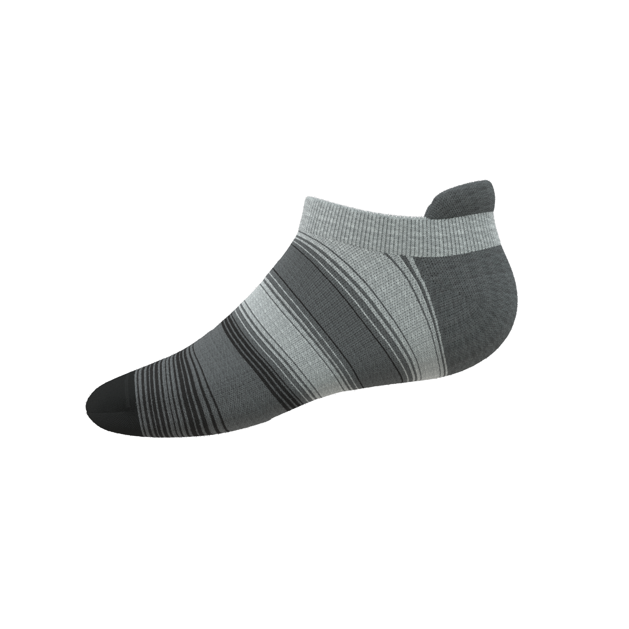 The Static Channel | Stripe Heel Hammock™ Ankle Socks