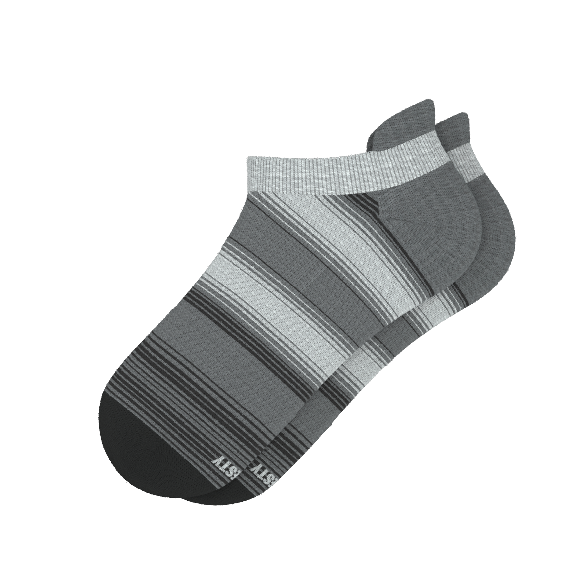 The Static Channel | Stripe Heel Hammock™ Ankle Socks