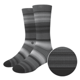 The Static Channel | Stripe Heel Hammock™ Crew Socks - Shinesty - Flyclothing LLC