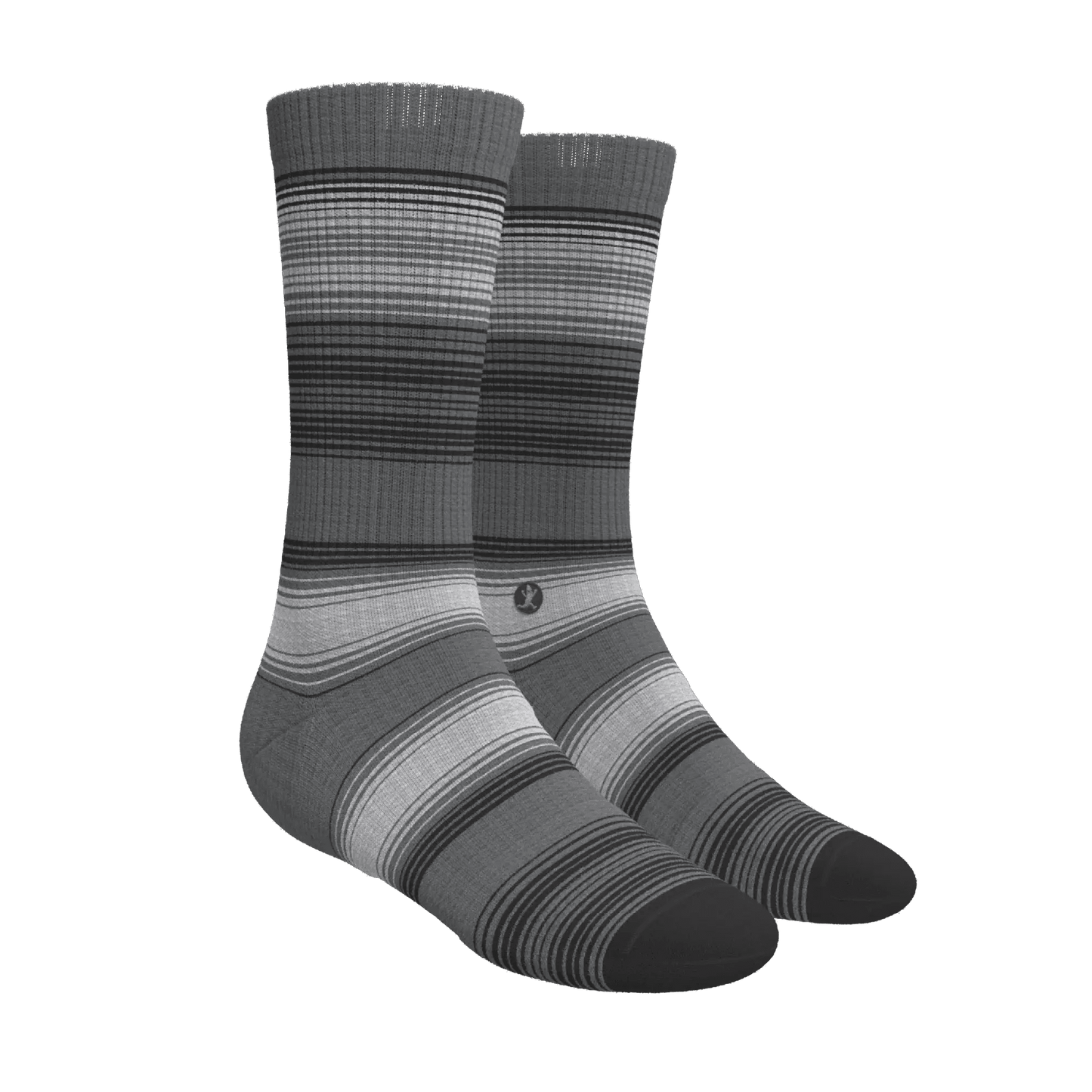 The Static Channel | Stripe Heel Hammock™ Crew Socks - Shinesty - Flyclothing LLC