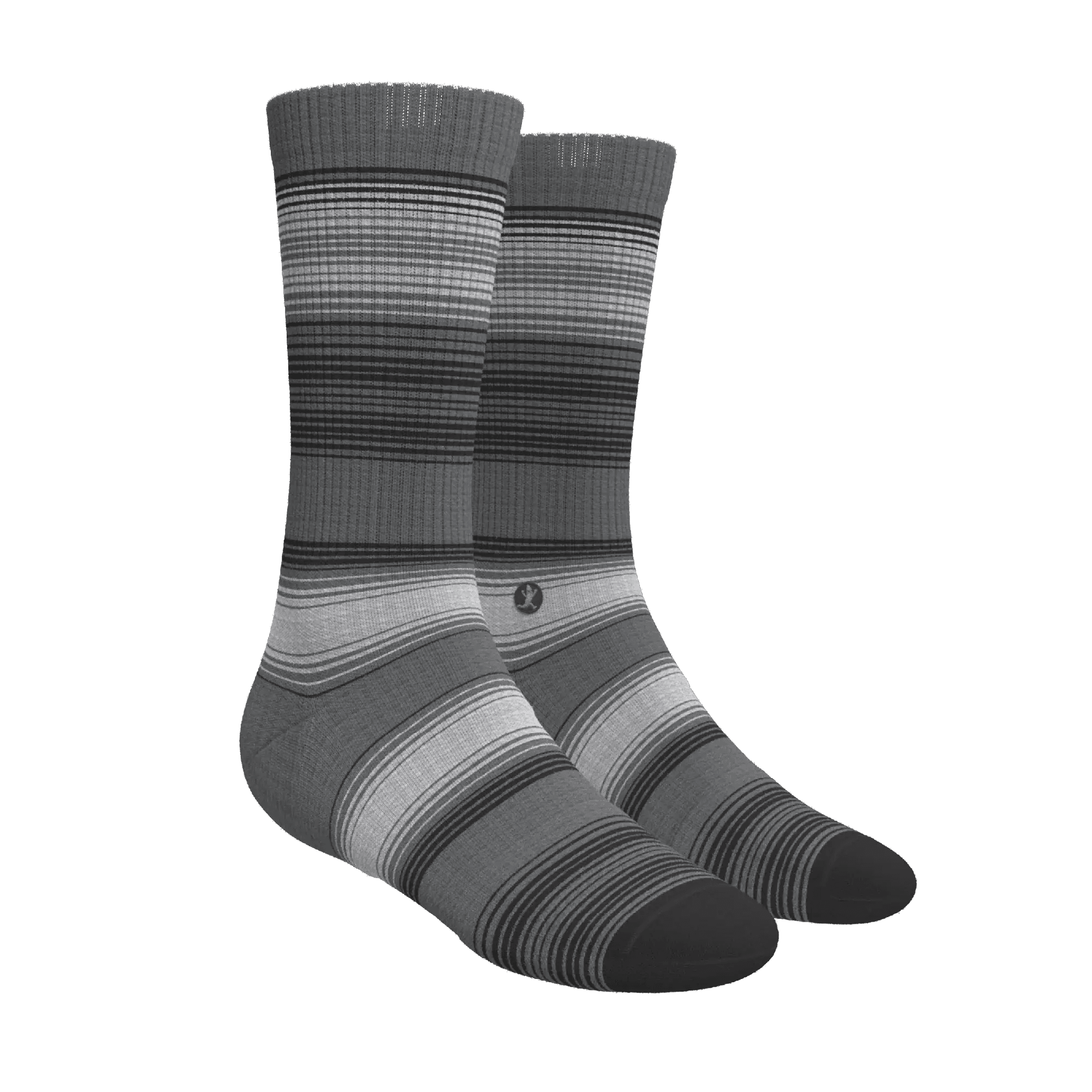 The Static Channel | Stripe Heel Hammock™ Crew Socks - Shinesty - Flyclothing LLC