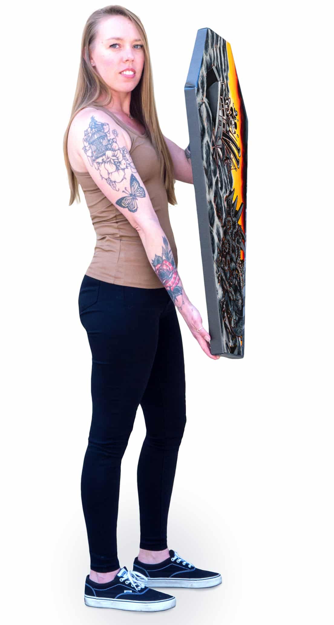 Black Market Art Company Steamboat Cthulhu & Stretched Canvas Coffin Print - Black Market Art Company - Flyclothing LLC