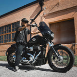 Steelhorse - Men's SOA Club Style Leather Motorcycle Vest - Unik Just for Bikers - Flyclothing LLC