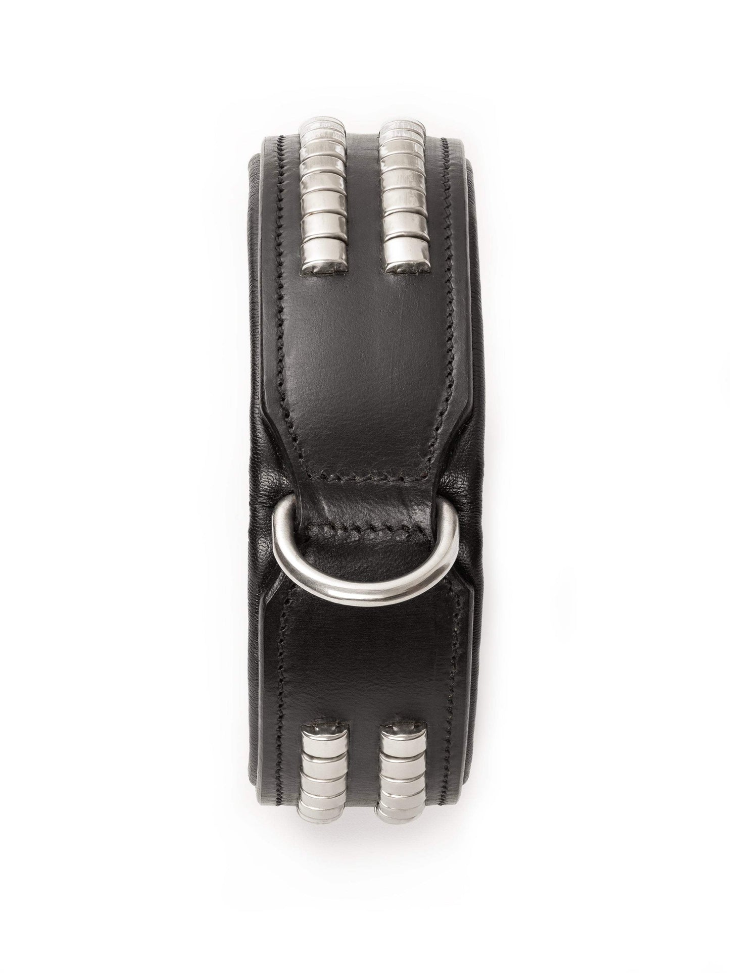 Leather Collar with Designer Studs - Classy Leather Bags - Flyclothing LLC
