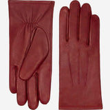 Stella (red) – Sheepskin leather gloves with ultra-warm fleece lining & touchscreen functionality