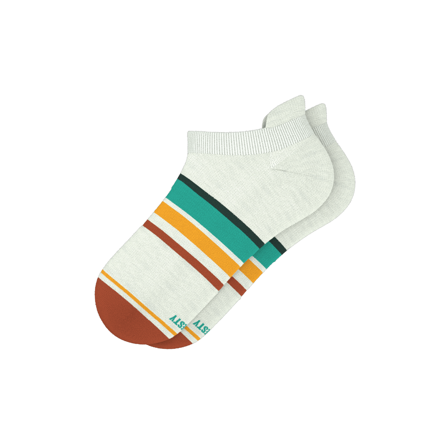 The Stellar | Retro Stripe Heel Hammock™ Ankle Socks