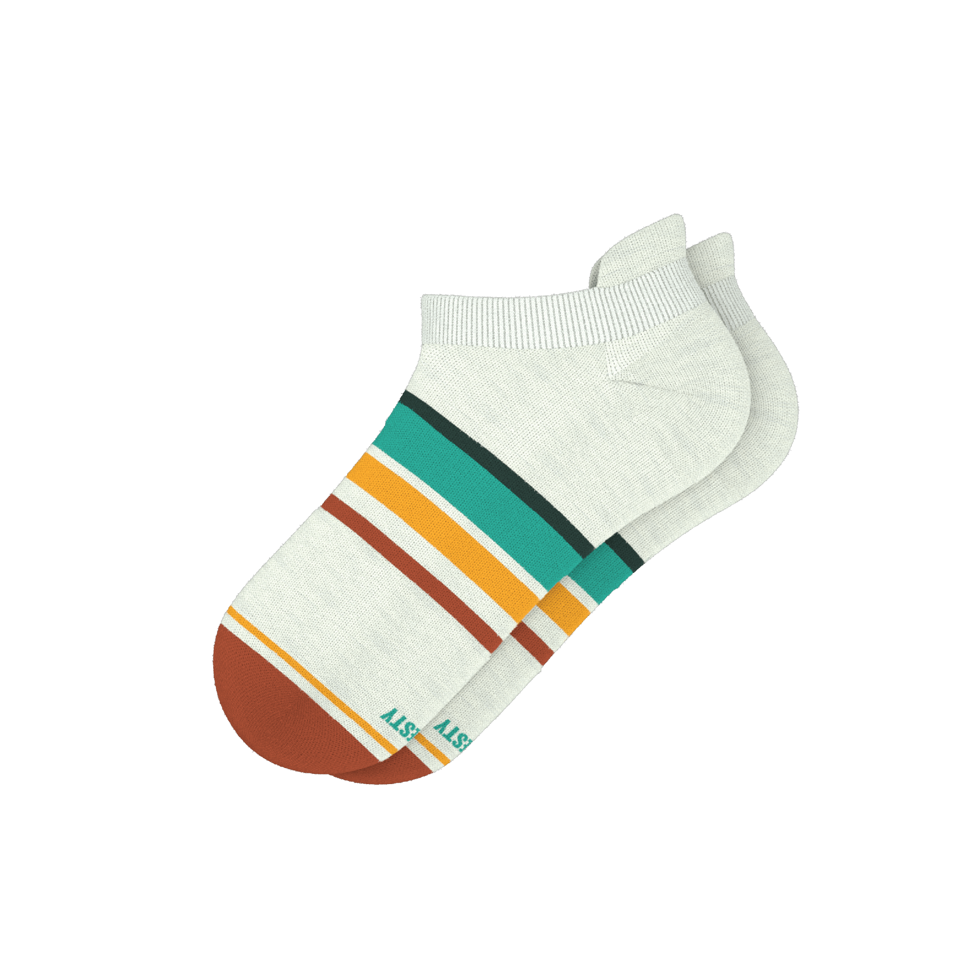 The Stellar | Retro Stripe Heel Hammock™ Ankle Socks