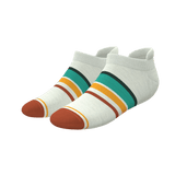 The Stellar | Retro Stripe Heel Hammock™ Ankle Socks