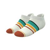 The Stellar | Retro Stripe Heel Hammock™ Ankle Socks