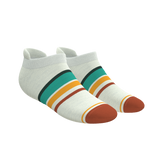 The Stellar | Retro Stripe Heel Hammock™ Ankle Socks