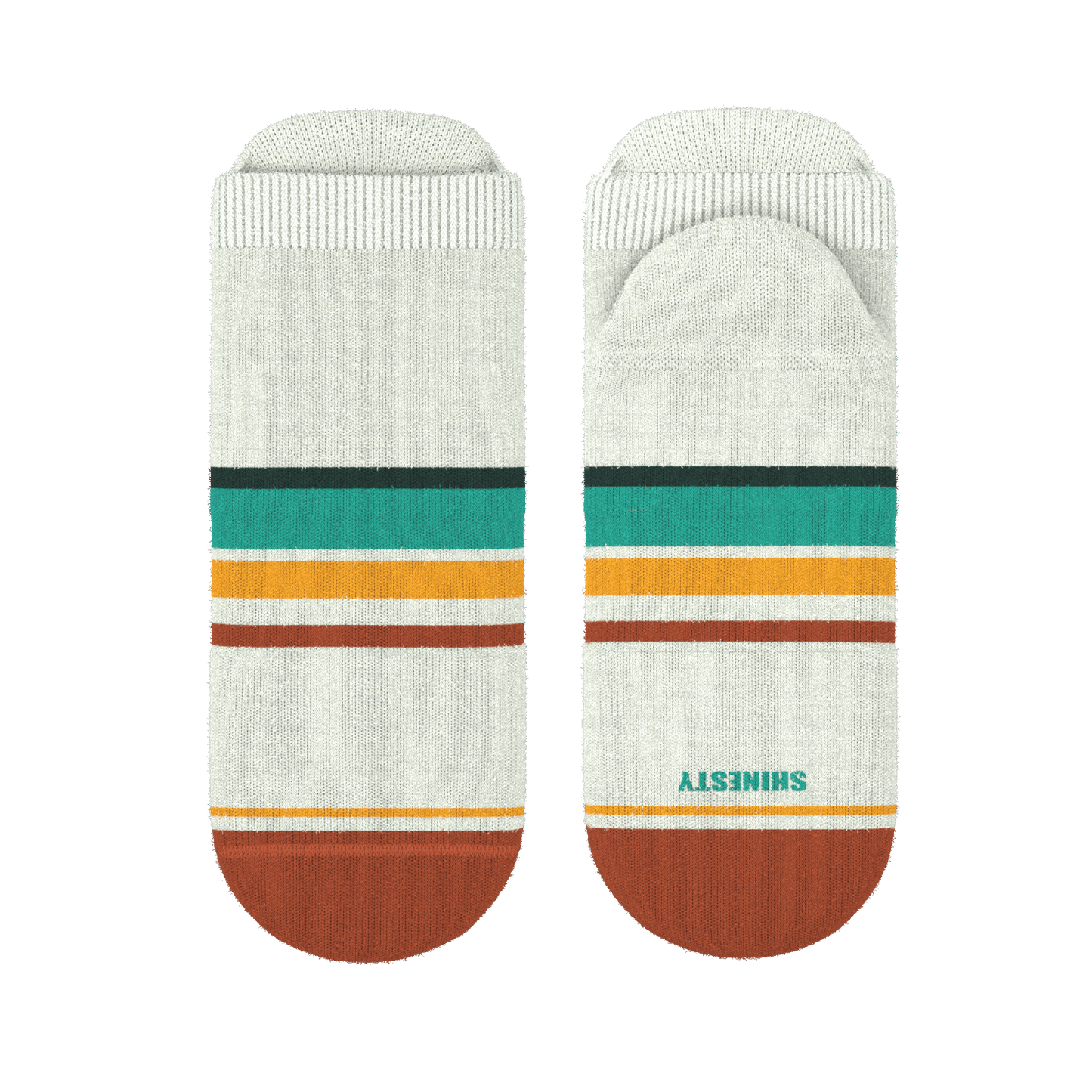 The Stellar | Retro Stripe Heel Hammock™ Ankle Socks