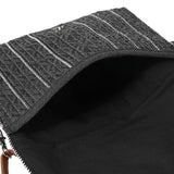 Stitch Detailed Straw Crossbody Bag - Madeline Love - Flyclothing LLC