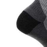8 Pairs Stone - Hike Crew Midweight Merino Wool Sock - GRIP6 - Flyclothing LLC