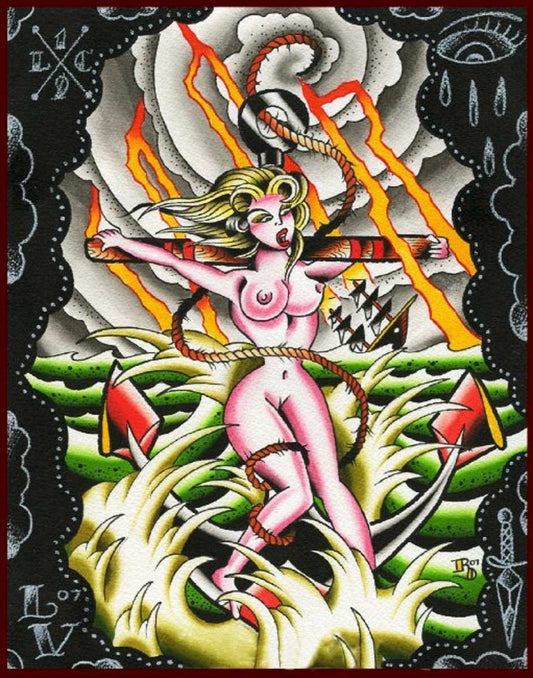 Black Market Art Company Stranded Print - Black Market Art Company - Flyclothing LLC