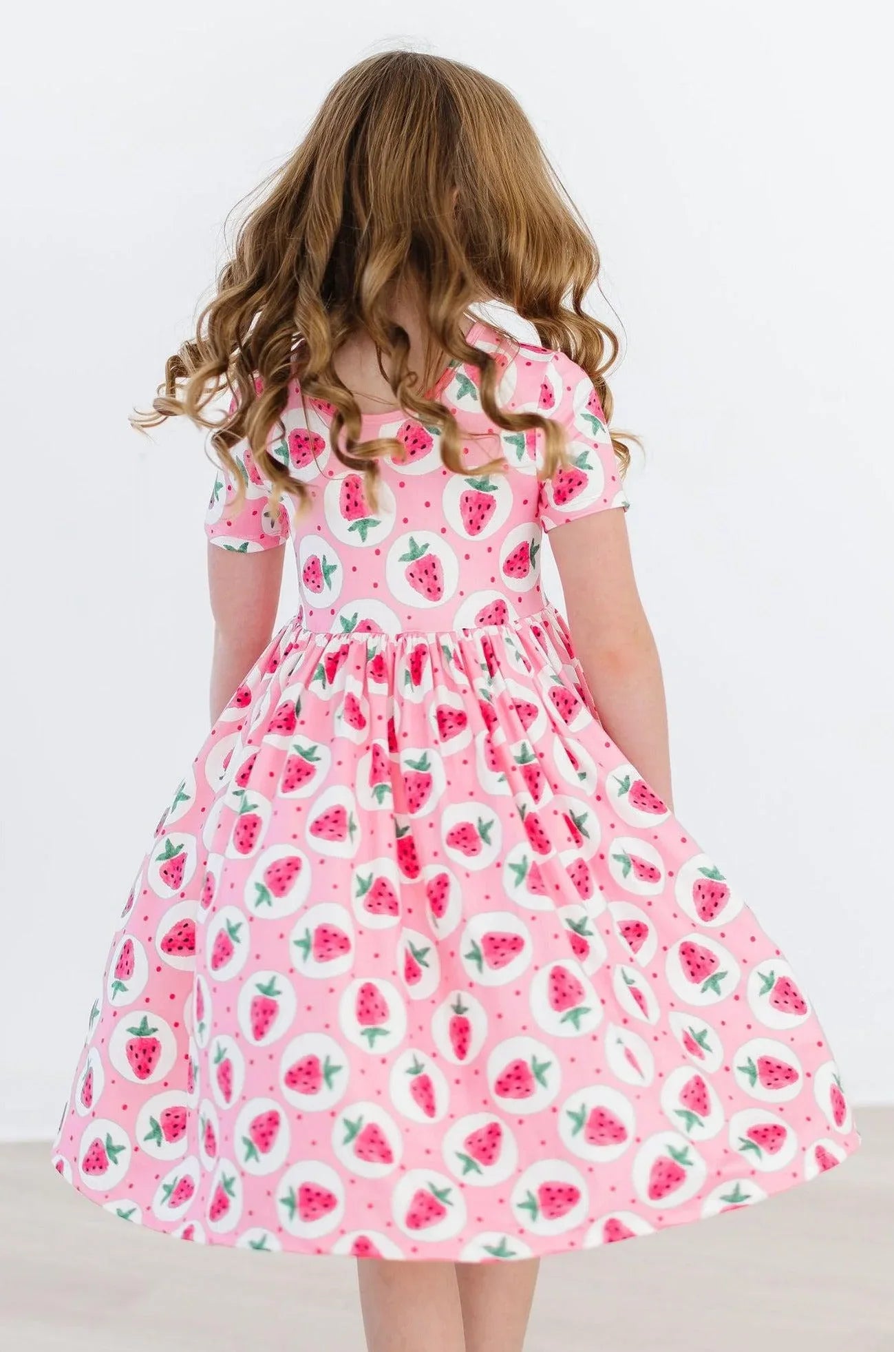 Strawberry Fields S/S Pocket Twirl Dress - Mila & Rose ® - Flyclothing LLC
