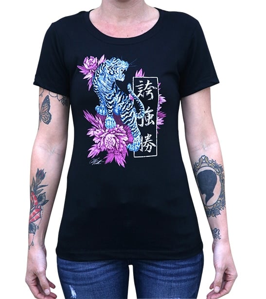 Black Market Art Company Strength Women's Loose Neck T-Shirt