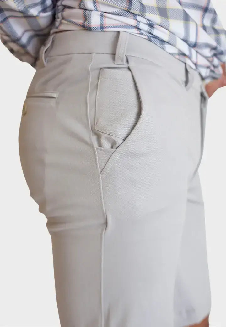 Stretch Eagle Shorts - Pearl Grey - Buki - Flyclothing LLC