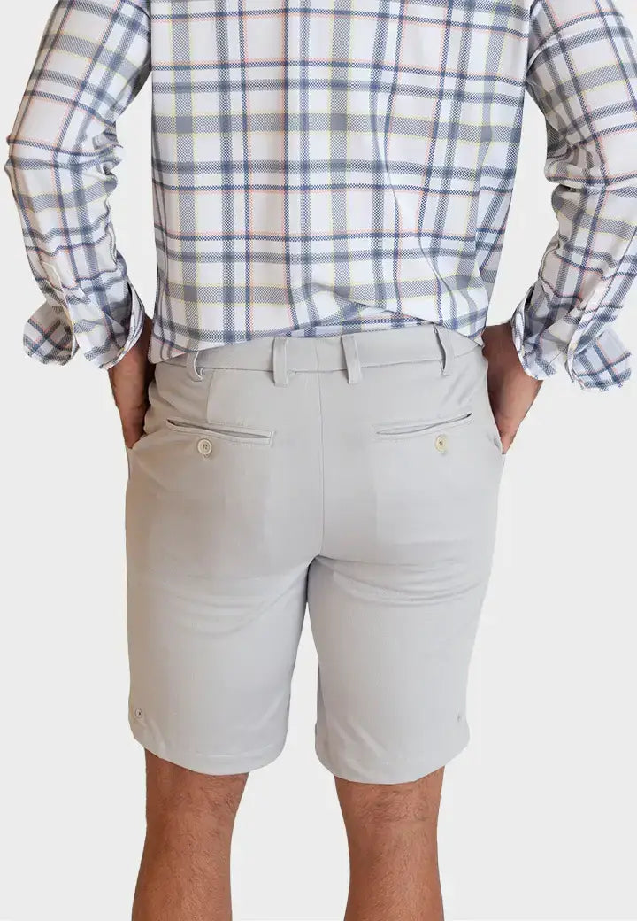 Stretch Eagle Shorts - Pearl Grey - Buki - Flyclothing LLC