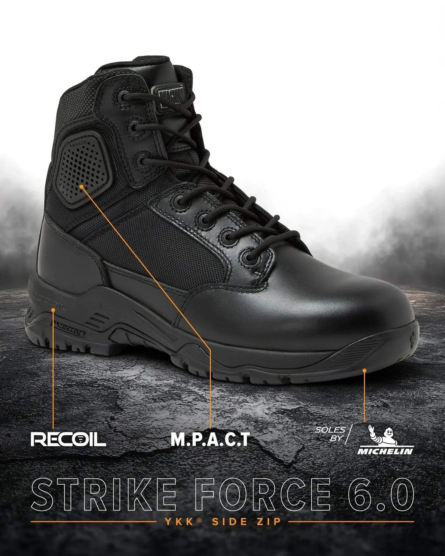 STRIKE FORCE 6" Boot SZ - Magnum Boots - Flyclothing LLC