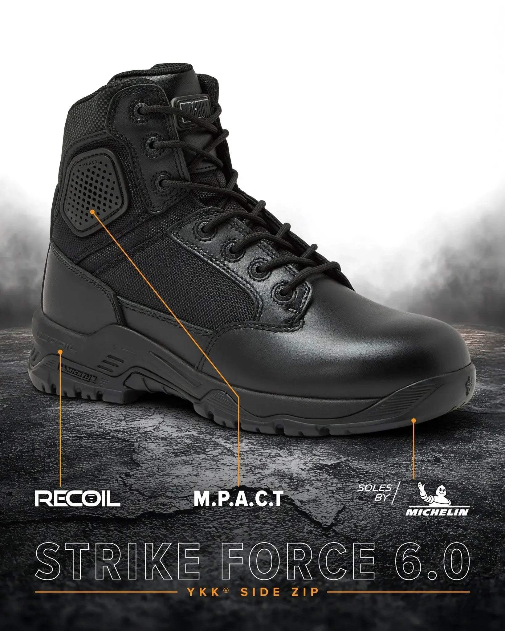 STRIKE FORCE 6" Boot SZ - Magnum Boots - Flyclothing LLC