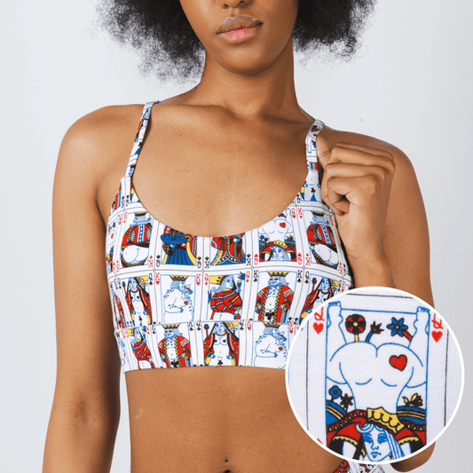 The Strip Poker | Playing Cards Bralette - Shinesty