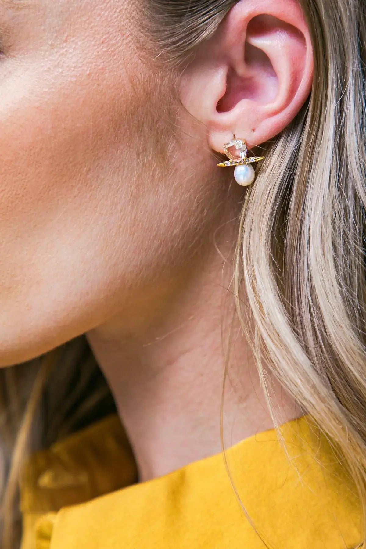 KIMBERLY PEARLY EARRINGS - Flying Tomato - Flyclothing LLC