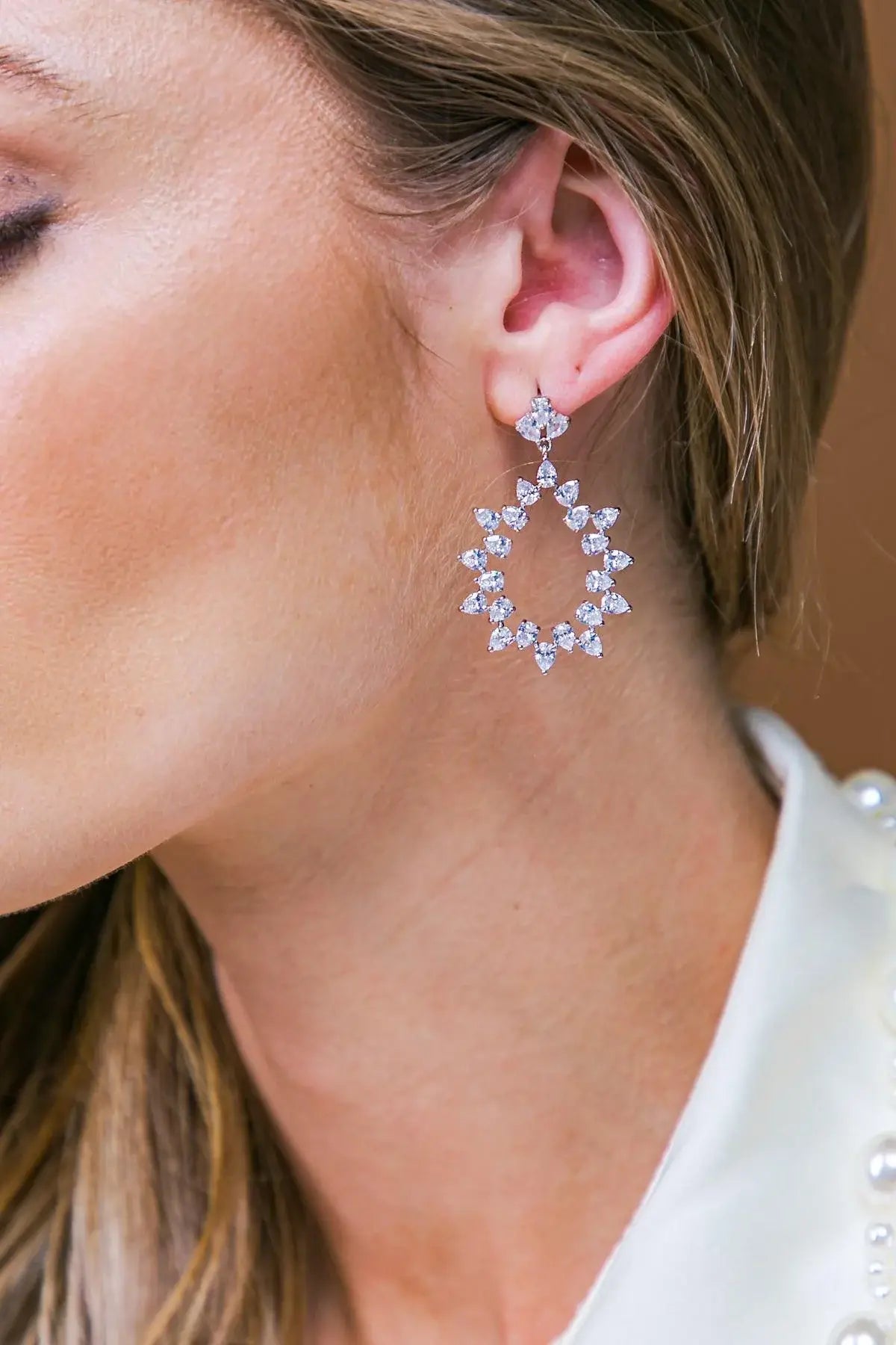 CHARLOTTE FLORAL DROP EARRINGS - Flying Tomato - Flyclothing LLC