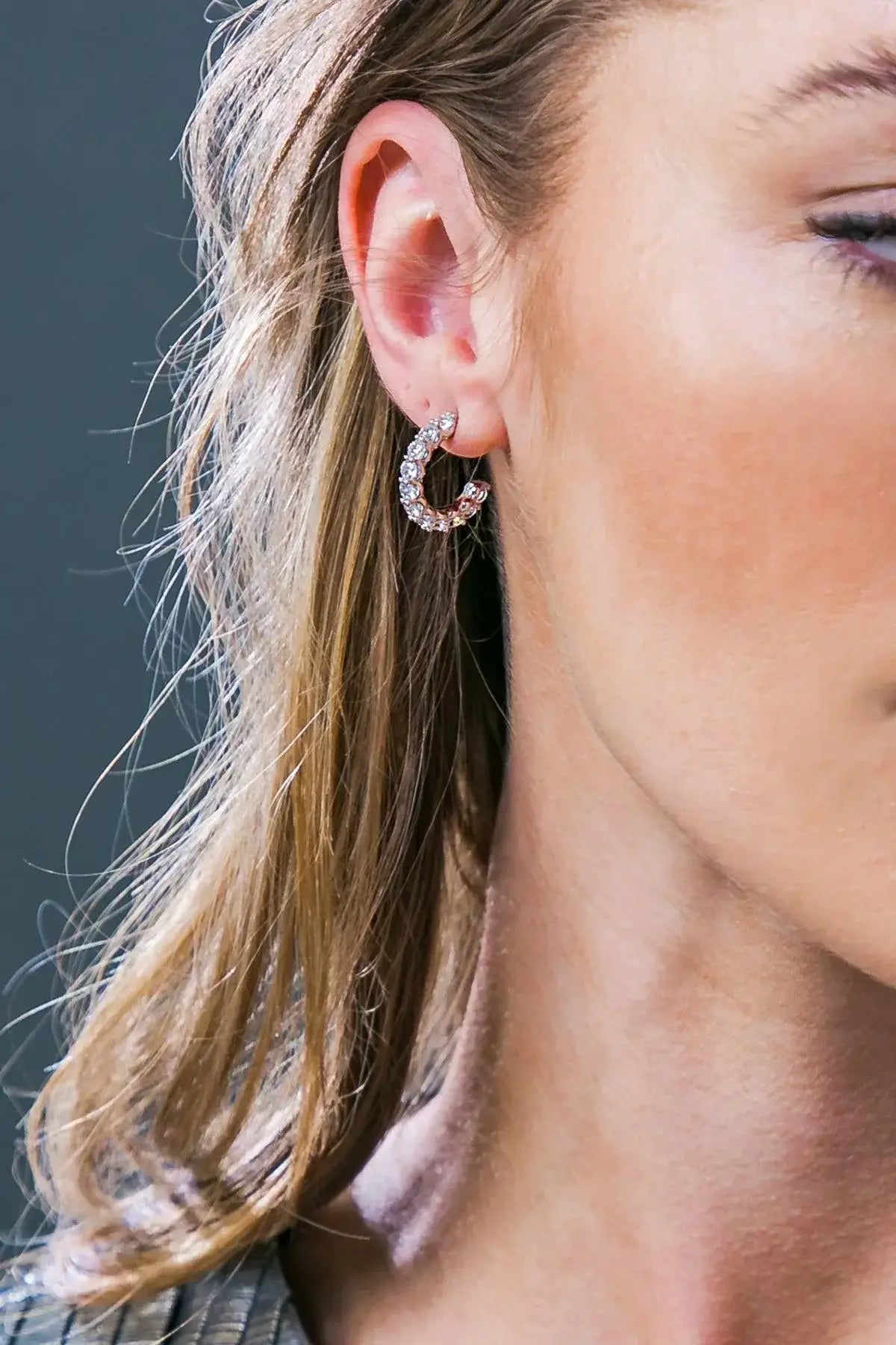 RUBY HOOP EARRINGS - Flying Tomato - Flyclothing LLC