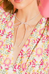 SPRING ROSE PEARL NECKLACE - Flying Tomato - Flyclothing LLC