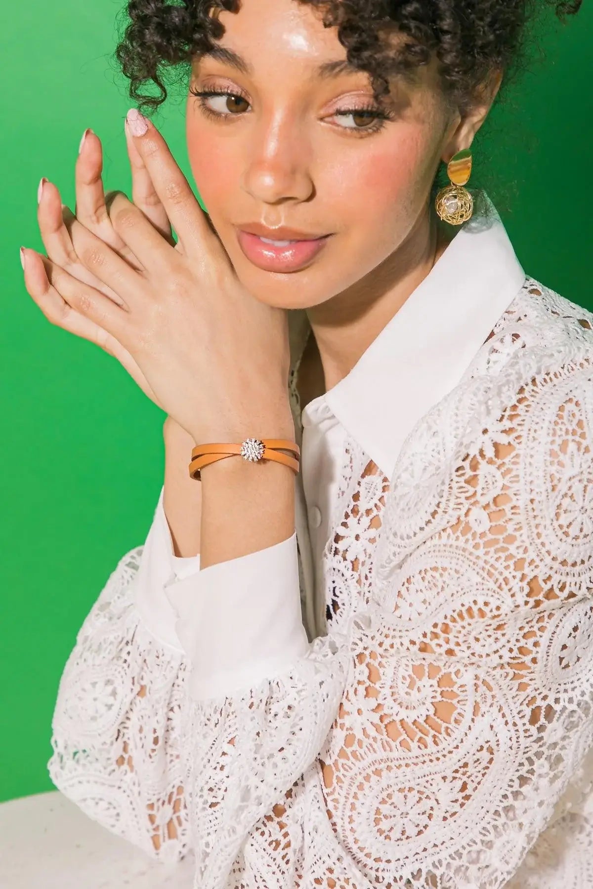 THE DAISY NEVER TAKE OFF BRACELET - Flying Tomato - Flyclothing LLC