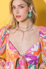 BEADED Y NECKLACE - Flying Tomato - Flyclothing LLC