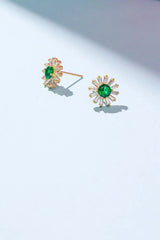 VINTAGE SUNFLOWER EARRINGS - Flying Tomato - Flyclothing LLC