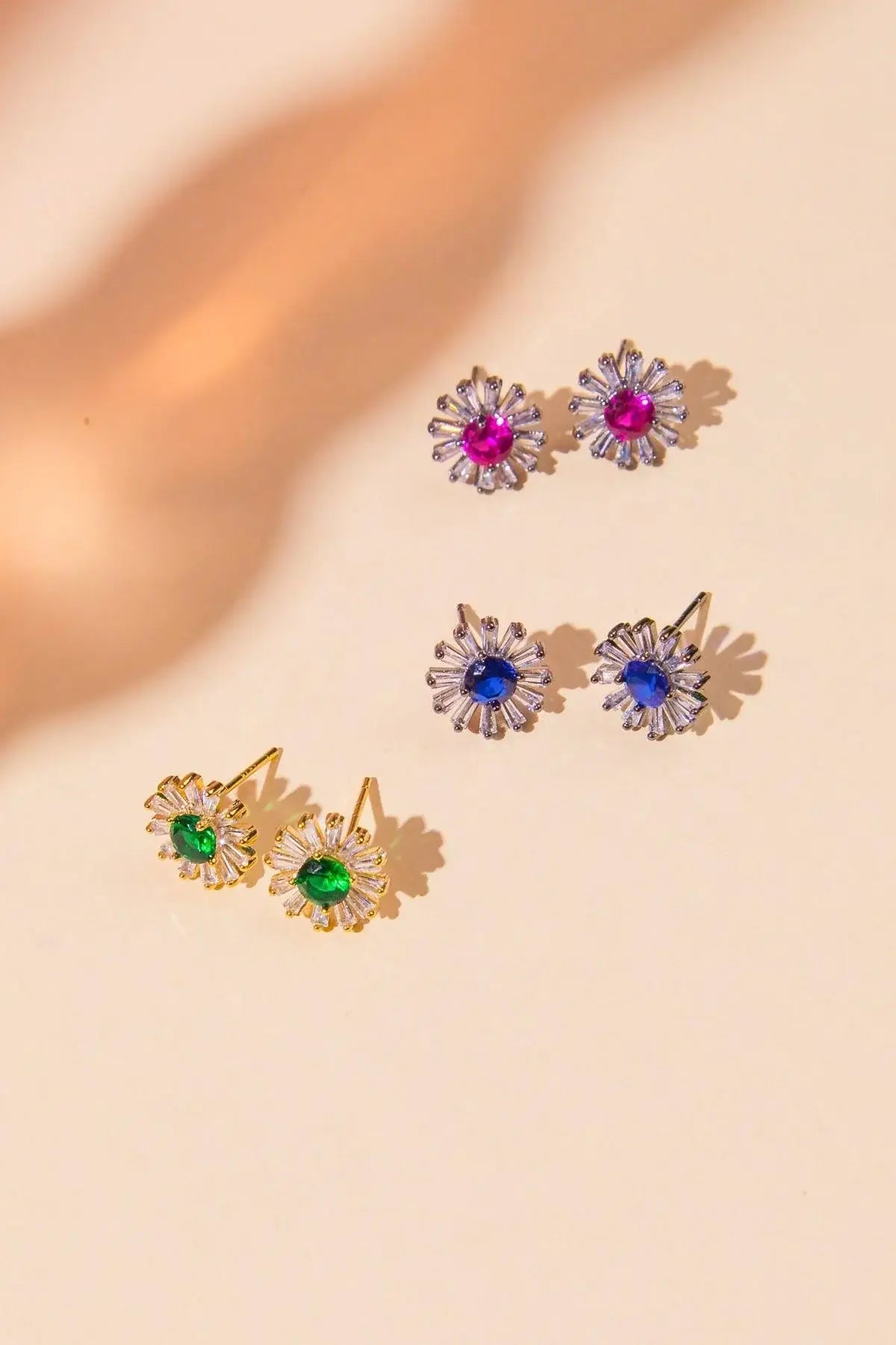 VINTAGE SUNFLOWER EARRINGS - Flying Tomato - Flyclothing LLC