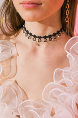 DAISY CHAIN PEARLS CHOKER - Flying Tomato - Flyclothing LLC