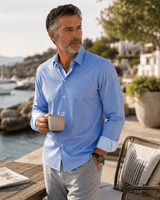 Studio Dot Long Sleeve Tech Shirt - Blue - Buki - Flyclothing LLC
