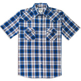 Men's Ely Cattleman Short Sleeve Plaid Western Snap Shirt - Ely Cattleman