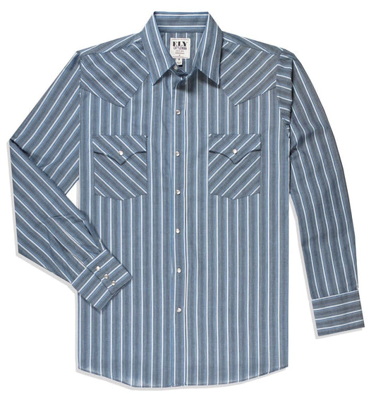 Men's Ely Cattleman Long Sleeve Stripe Western Snap Shirt - Ely Cattleman