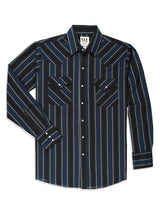 Men's Ely Cattleman Long Sleeve Stripe Western Snap Shirt - Ely Cattleman - Flyclothing LLC