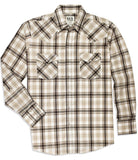 Men's Ely Cattleman Long Sleeve Plaid Western Snap Shirt - Ely Cattleman