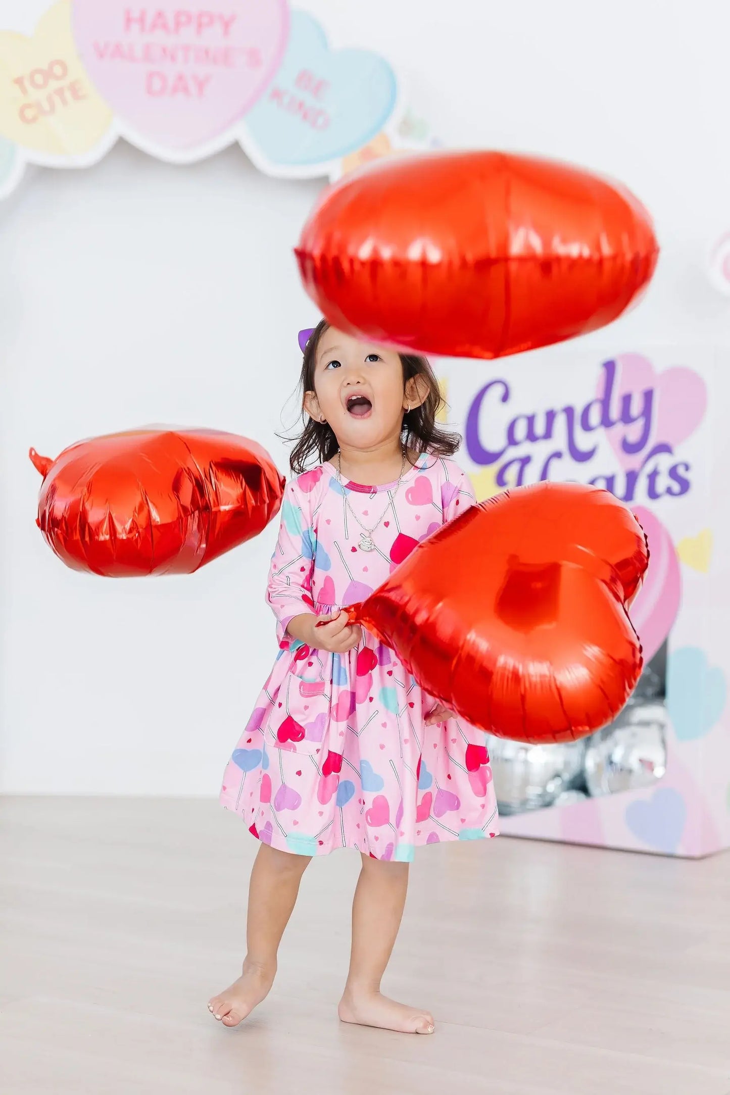 Sucker for You 3/4 Sleeve Pocket Twirl Dress - Mila & Rose ® - Flyclothing LLC